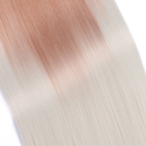 #12/60 Ombre - Clip-In Hair Extensions / 8 Tressen / Haarverlängerung XXL Komplettset