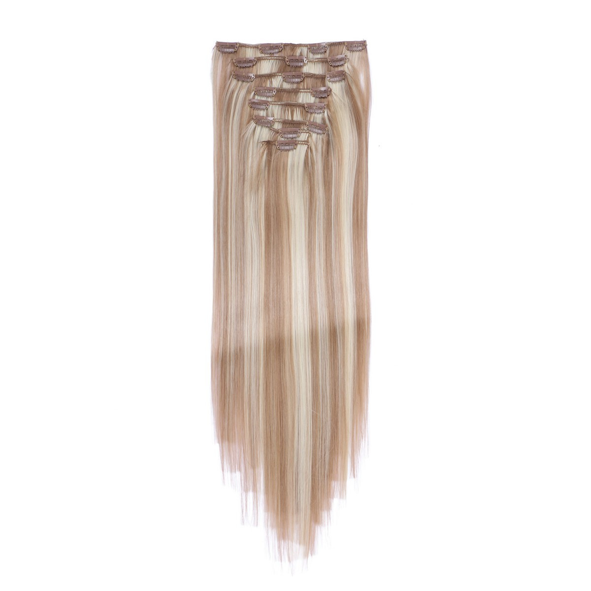 #12/613 Gesträhnt - Clip-In Hair Extensions / 8...