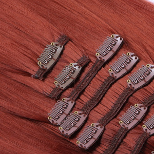 #14 - Clip-In Hair Extensions / 8 Tressen / Haarverlängerung XXL Komplettset