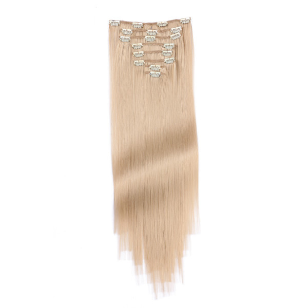 #18 - Clip-In Hair Extensions / 8 Tressen / Haarverlängerung XXL Komplettset