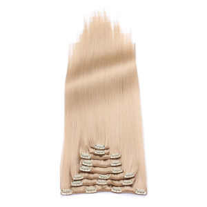 #18 - Clip-In Hair Extensions / 8 Tressen / Haarverlängerung XXL Komplettset