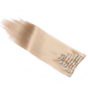 #18 - Clip-In Hair Extensions / 8 Tressen / Haarverlängerung XXL Komplettset