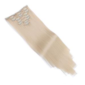 #24 - Clip-In Hair Extensions / 8 Tressen / Haarverlängerung XXL Komplettset 60 cm - Glatt