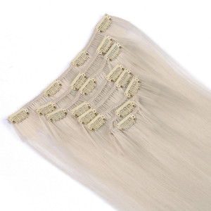 #60 - Clip-In Hair Extensions / 8 Tressen / Haarverlängerung XXL Komplettset
