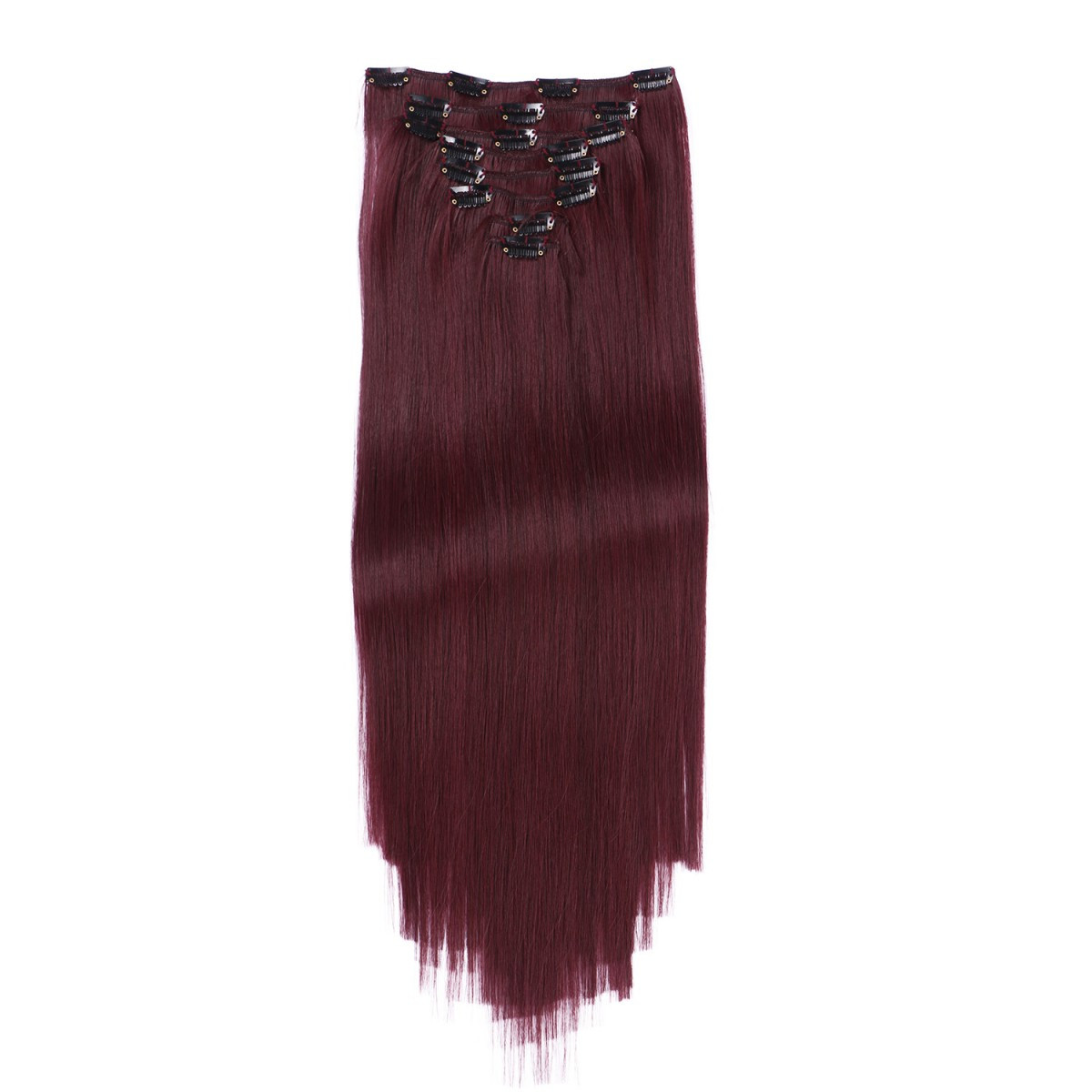 #99J - Clip-In Hair Extensions / 8 Tressen /...