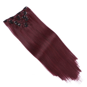 #99J - Clip-In Hair Extensions / 8 Tressen / Haarverlängerung XXL Komplettset 60 cm - Gewellt