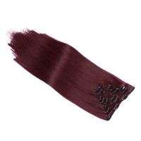 #99J - Clip-In Hair Extensions / 8 Tressen / Haarverlängerung XXL Komplettset 60 cm - Gewellt