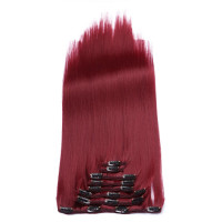 #Darkburg - Clip-In Hair Extensions / 8 Tressen / Haarverlängerung XXL Komplettset