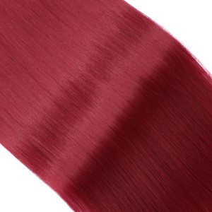 #Darkburg - Clip-In Hair Extensions / 8 Tressen / Haarverlängerung XXL Komplettset 50 cm - Glatt