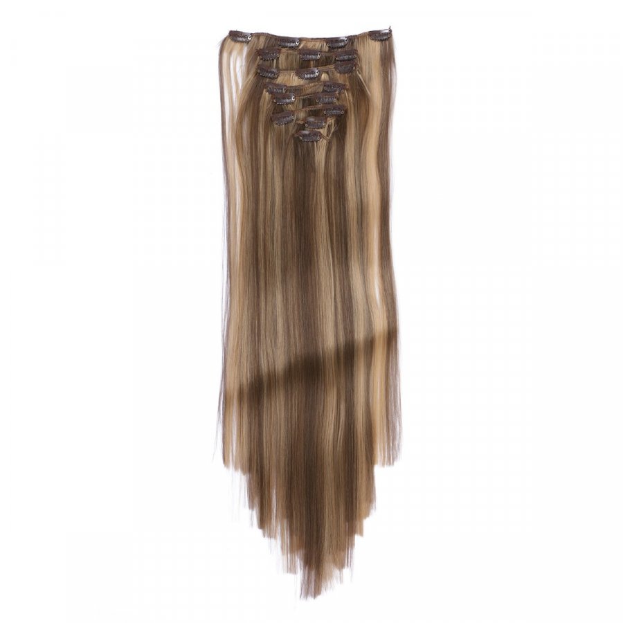 Clip-In Extensions #H10/16 Gesträhnt aus Thermofiber-Synthetikhaar