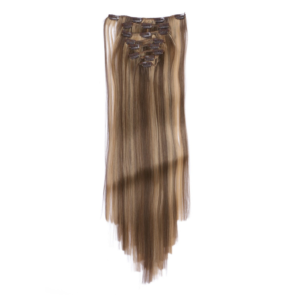 #H10/16 Gesträhnt - Clip-In Hair Extensions / 8...