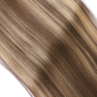 #H10/16 Gesträhnt - Clip-In Hair Extensions / 8 Tressen / Haarverlängerung XXL Komplettset 60 cm - Glatt