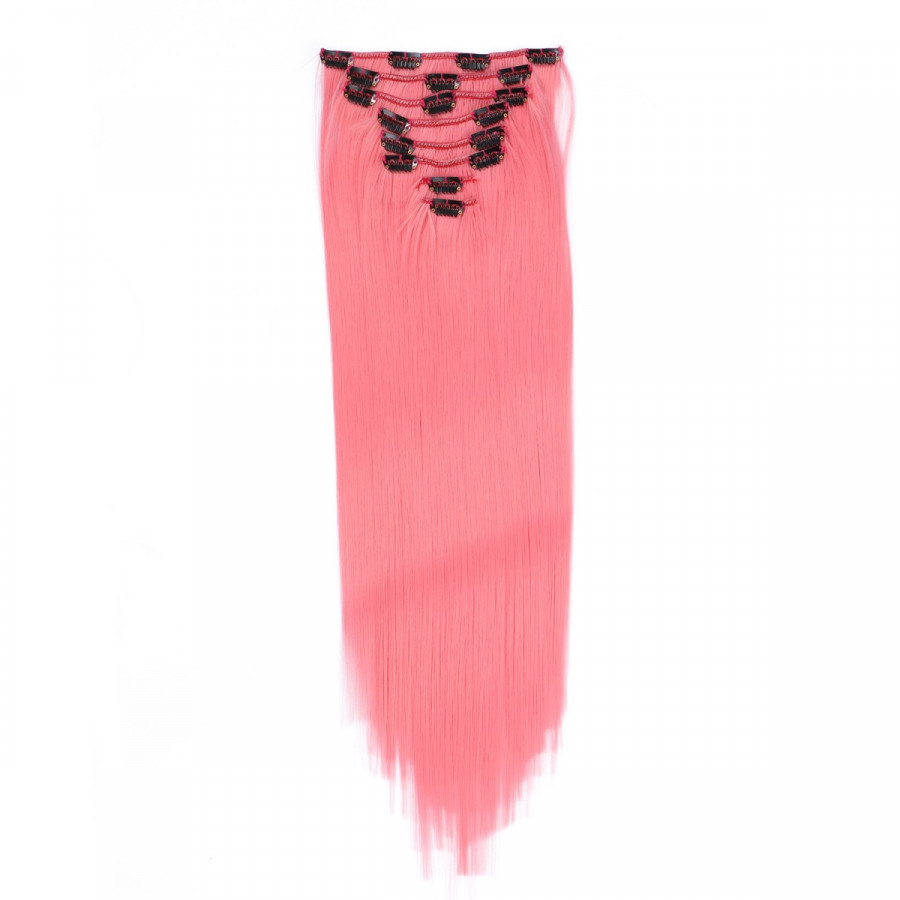 #Pink - Clip-In Hair Extensions / 8 Tressen / Haarverlä