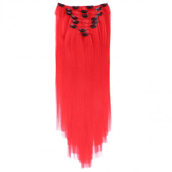 #Red - Clip-In Hair Extensions / 8 Tressen / Haarverlängerung XXL Komplettset