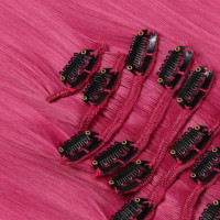 #Violett - Clip-In Hair Extensions / 8 Tressen / Haarverlängerung XXL Komplettset