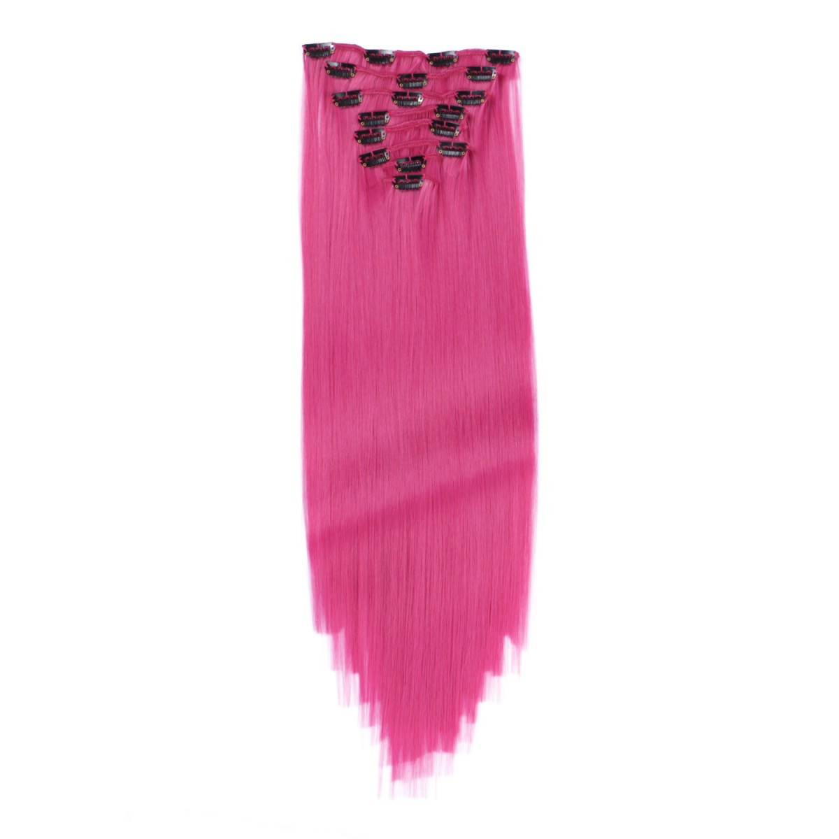 #Violett - Clip-In Hair Extensions / 8 Tressen /...