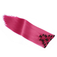#Violett - Clip-In Hair Extensions / 8 Tressen / Haarverlängerung XXL Komplettset 50 cm - Glatt
