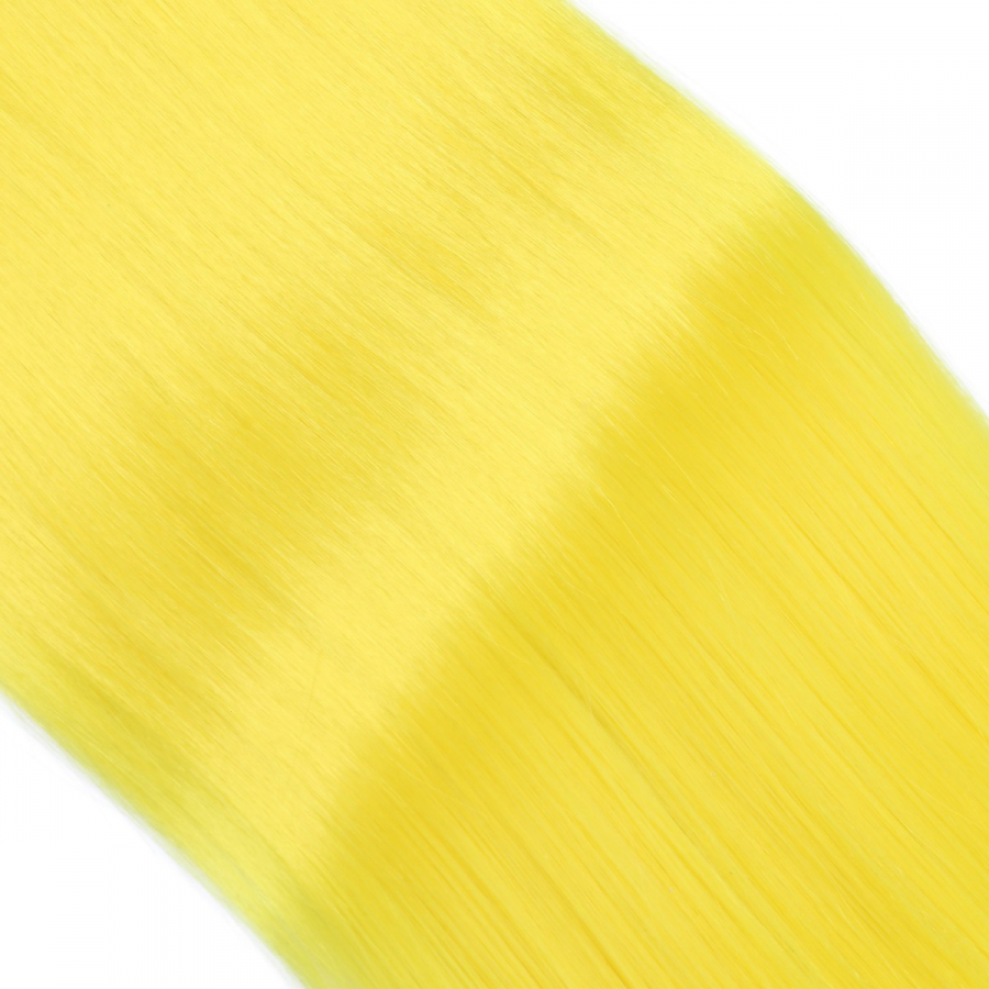 Yellow ClipIn Hair Extensions / 8 Tressen / Haarverlängerung