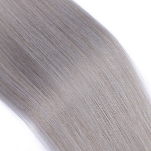 25 x Keratin Bonding Hair Extensions - Silver - 100% Echthaar - NOVON EXTENTIONS
