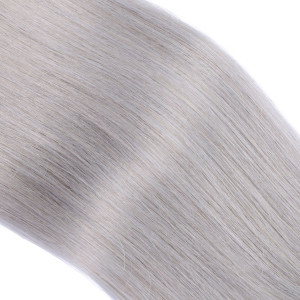 10 x Tape In - 1b/Silver Ombre - Hair Extensions - 2,5g - NOVON EXTENTIONS