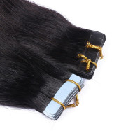 10 x Tape In - 1b/Silver Ombre - Hair Extensions - 2,5g - NOVON EXTENTIONS