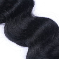 10 x Tape In - 1 Schwarz - GEWELLT Hair Extensions - 2,5g - NOVON EXTENTIONS