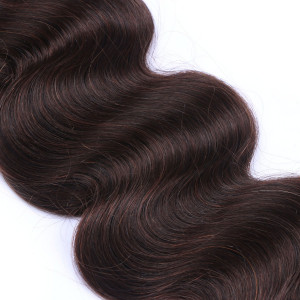 10 x Tape In - 2 - Dunkelbraun - GEWELLT Hair Extensions - 2,5g - NOVON EXTENTIONS 50 cm