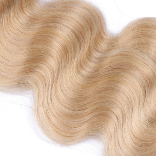 10 x Tape In - 24 - Goldblond - GEWELLT Hair Extensions - 2,5g - NOVON EXTENTIONS 50 cm