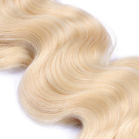 10 x Tape In - 613 - Helllichtblondblond - GEWELLT Hair Extensions - 2,5g - NOVON EXTENTIONS 50 cm