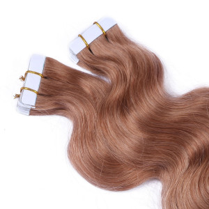 10 x Tape In - 12/60 Ombre - GEWELLT Hair Extensions - 2,5g - NOVON EXTENTIONS