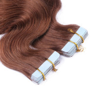 10 x Tape In - 4/27 Ombre - GEWELLT Hair Extensions - 2,5g - NOVON EXTENTIONS