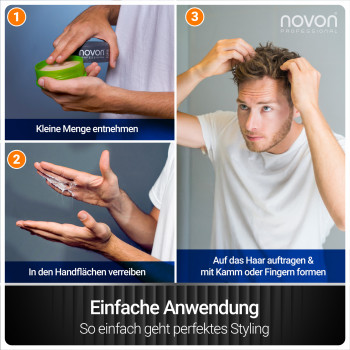 Novon Cyber Aqua Hair Wax – 150 ml