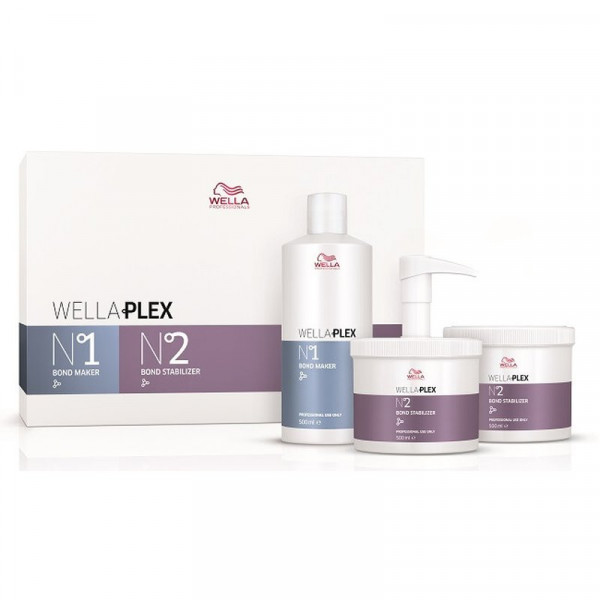 WellaPlex Salon Kit Blond Maker N°1 1x500 ml + Blond Stabilizer N°2 2x500 ml