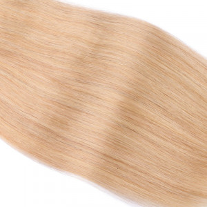 10 x Tape In - 18 Naturaschblond - Hair Extensions - 2,5g - NOVON EXTENTIONS 70 cm