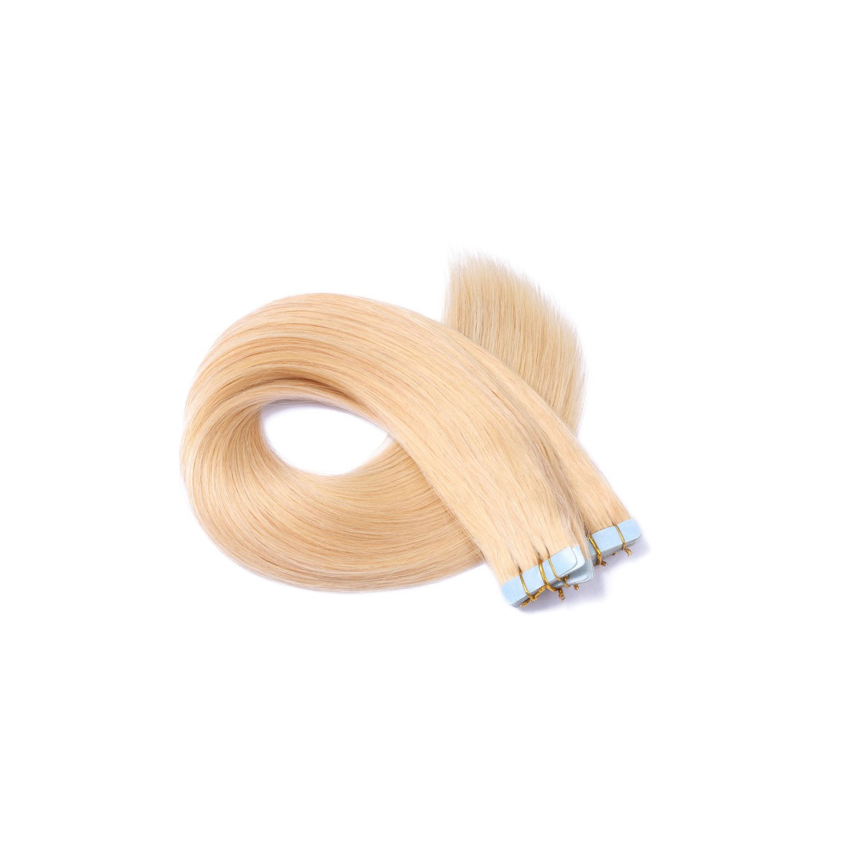 10 x Tape In - 24 Goldblond - Hair Extensions - 2,5g -...