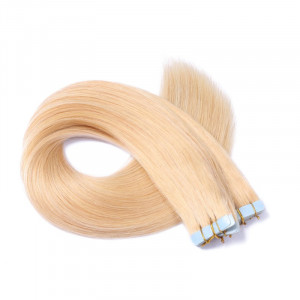 10 x Tape In - 24 Goldblond - Hair Extensions - 2,5g - NOVON EXTENTIONS 70 cm