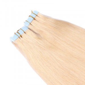 10 x Tape In - 24 Goldblond - Hair Extensions - 2,5g - NOVON EXTENTIONS 70 cm