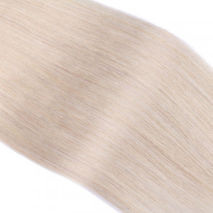 10 x Tape In - Grey / Grau - Hair Extensions - 2,5g - NOVON EXTENTIONS 70 cm