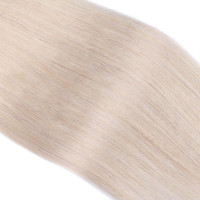 10 x Tape In - Grey / Grau - Hair Extensions - 2,5g - NOVON EXTENTIONS 70 cm