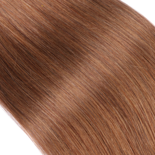 25 x Keratin Bonding Hair Extensions - 8 Goldbraun - 100% Echthaar - NOVON EXTENTIONS 50 cm - 1 g