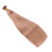 25 x Keratin Bonding Hair Extensions - 10 Leichtbraun - 100% Echthaar - NOVON EXTENTIONS 60 cm - 0,5 g