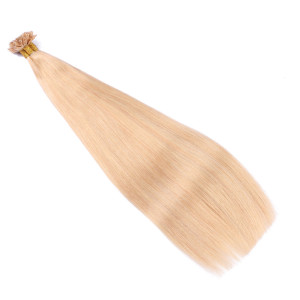 25 x Keratin Bonding Hair Extensions - 18 Naturaschblond - 100% Echthaar - NOVON EXTENTIONS 40 cm - 1 g