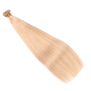 25 x Keratin Bonding Hair Extensions - 18 Naturaschblond - 100% Echthaar - NOVON EXTENTIONS 40 cm - 0,5 g