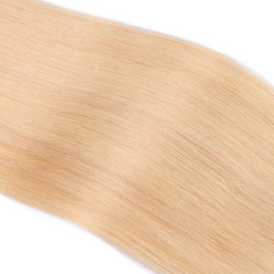 25 x Keratin Bonding Hair Extensions - 24 Goldblond - 100% Echthaar - NOVON EXTENTIONS 40 cm - 1 g