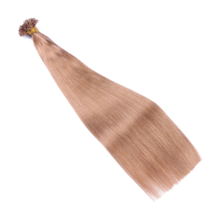 25 x Keratin Bonding Hair Extensions - 27 Honigblond - 100% Echthaar - NOVON EXTENTIONS 60 cm - 0,5 g