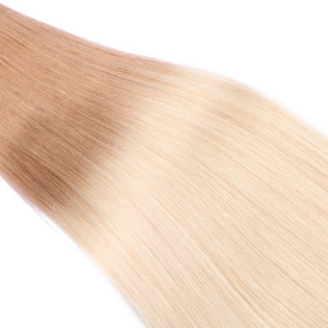 25 x Keratin Bonding Hair Extensions - 12/60 Ombre - 100% Echthaar - NOVON EXTENTIONS 60 cm - 0,5 g