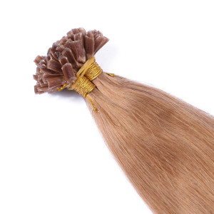 25 x Keratin Bonding Hair Extensions - 12/60 Ombre - 100% Echthaar - NOVON EXTENTIONS 60 cm - 0,5 g