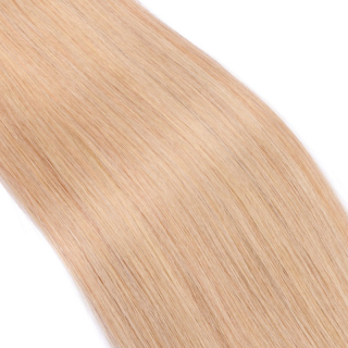 25 x Micro Ring / Loop - 18 Naturaschblond - Hair Extensions 100% Echthaar - NOVON EXTENTIONS 50 cm - 1 g