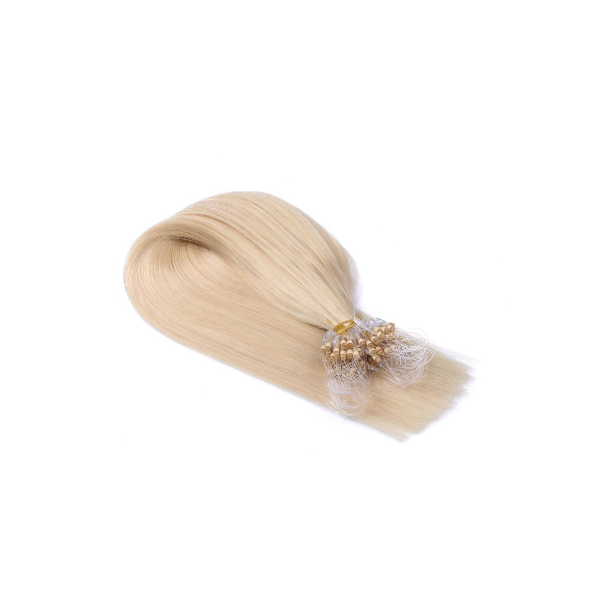 25 x Micro Ring / Loop - 613 Helllichtblond - Hair...