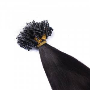 25 x Micro Ring / Loop - 1b/24 Ombre - Hair Extensions 100% Echthaar - NOVON EXTENTIONS 60 cm - 1 g